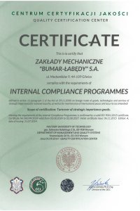 INTERNAL COMPLIANCE PROGRAMMES